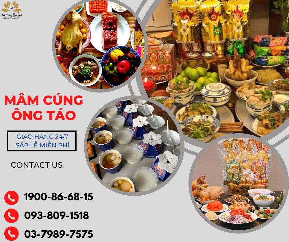 Chi tiết các món trong mâm cúng ông táo tiết kiệm