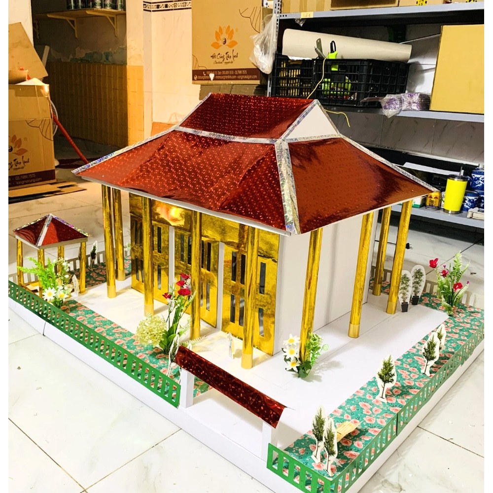 Biệt thự sân vườn vàng mã VIP19 (Mẫu đặt làm thủ công - Đặt trước 7 - 10 ngày)