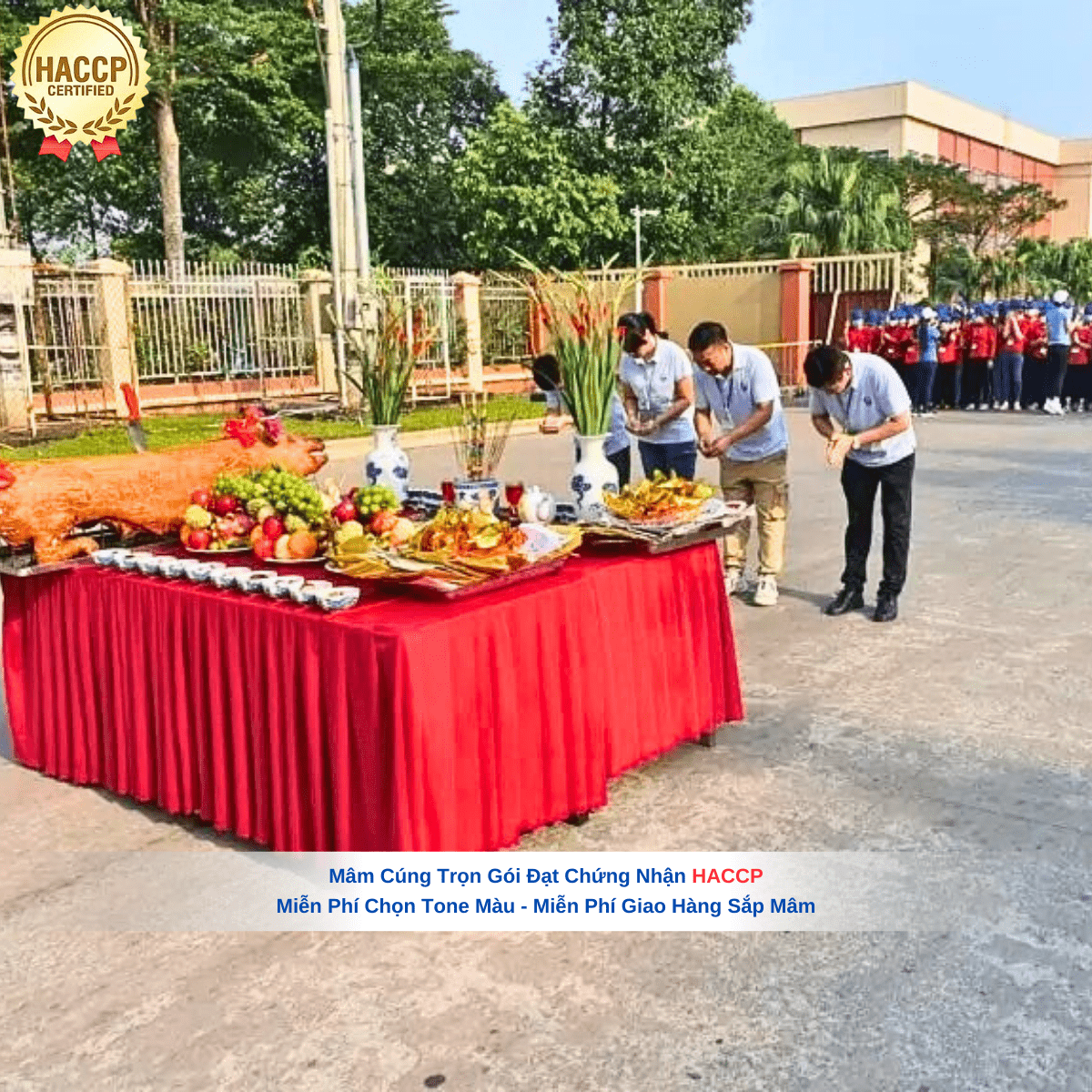 Lễ vật thượng hạng trong gói mâm cúng tổ nghề may luxury