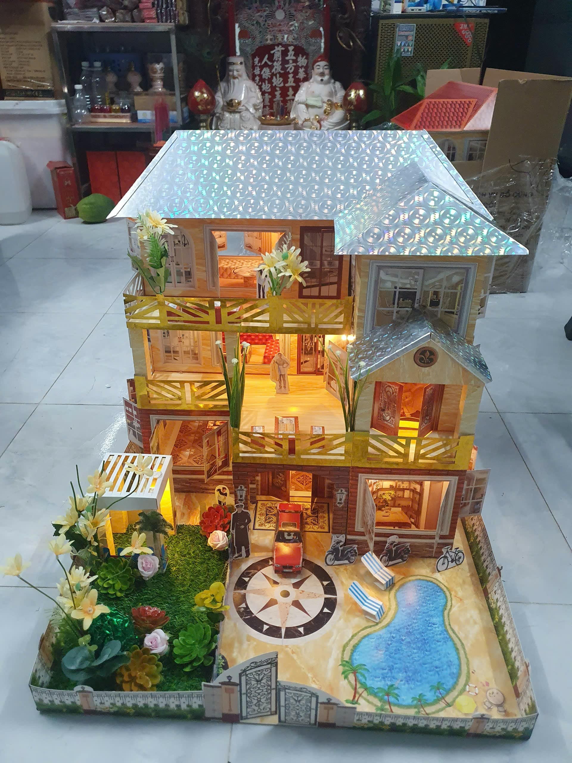 Biệt Thự TL2 Làm Theo Yêu Cầu ( Thêm sân vườn, Đèn, Mái....)