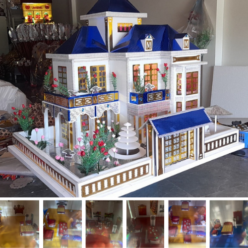 Chi tiết Landscape và nội thất 3D biệt thự VIP7