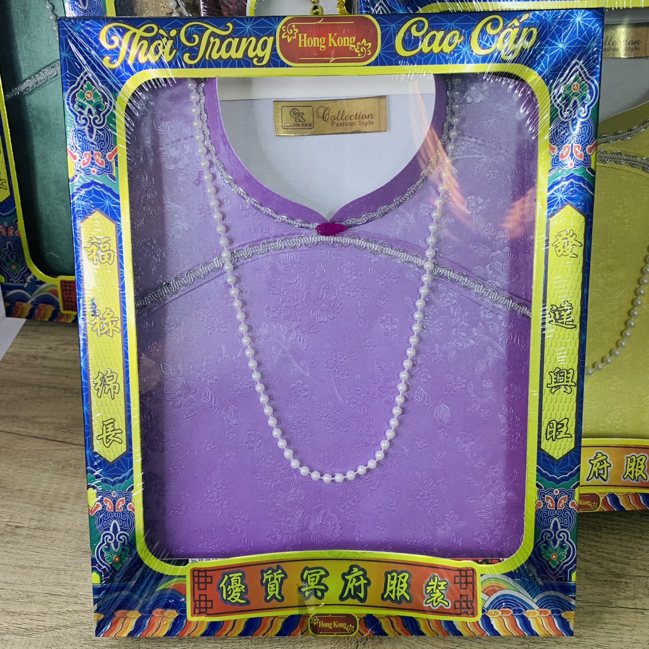 Trọn bộ áo bà ba nữ vàng mã mẫu mới nhất cao cấp dâng gia tiên