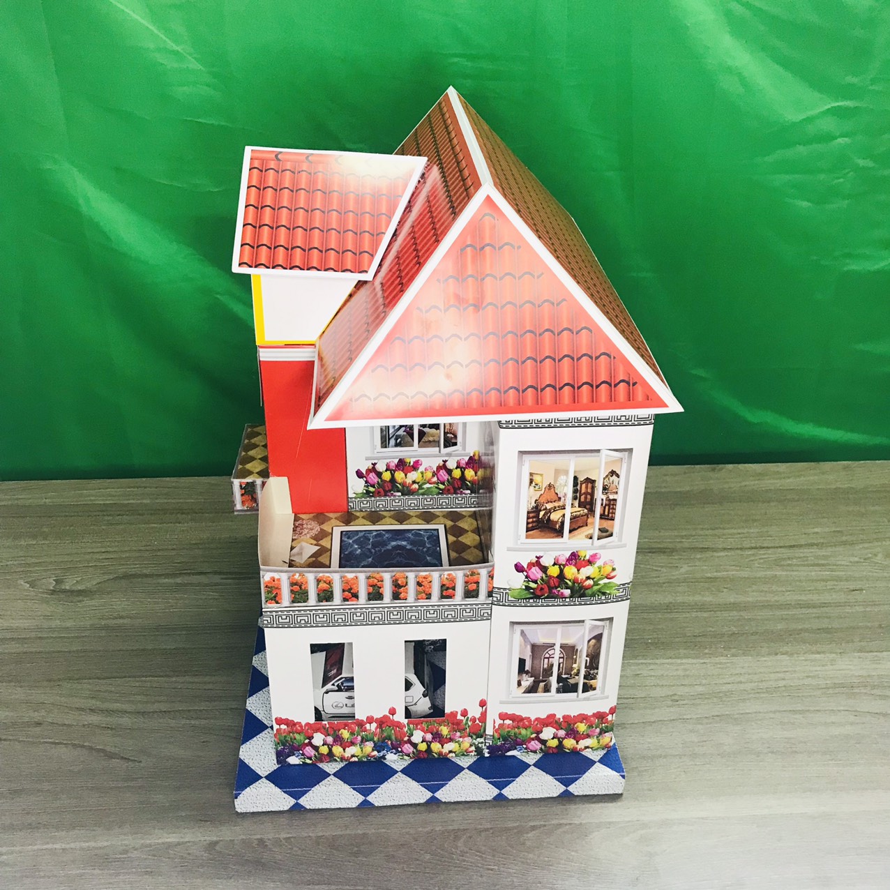 Cận cảnh đường nét tinh xảo biệt thự vàng mã TL10