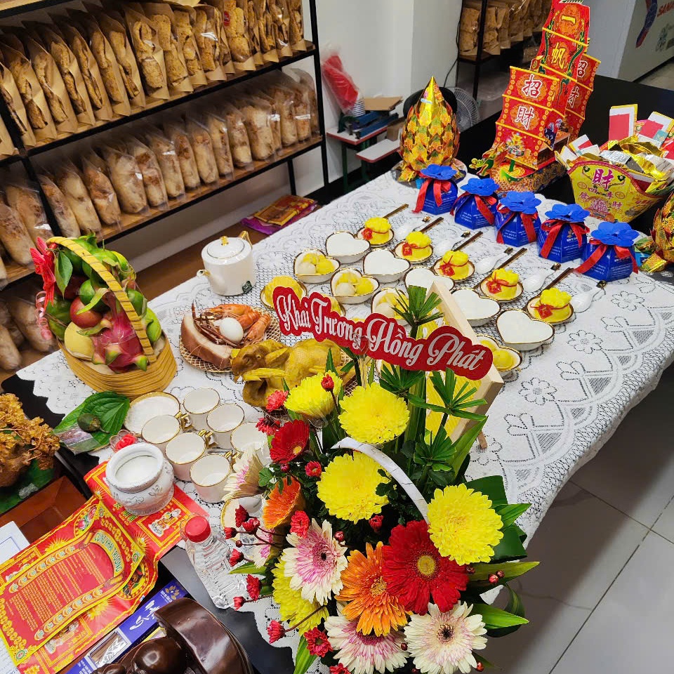 Mâm Cúng Khai Trương Cơ Bản