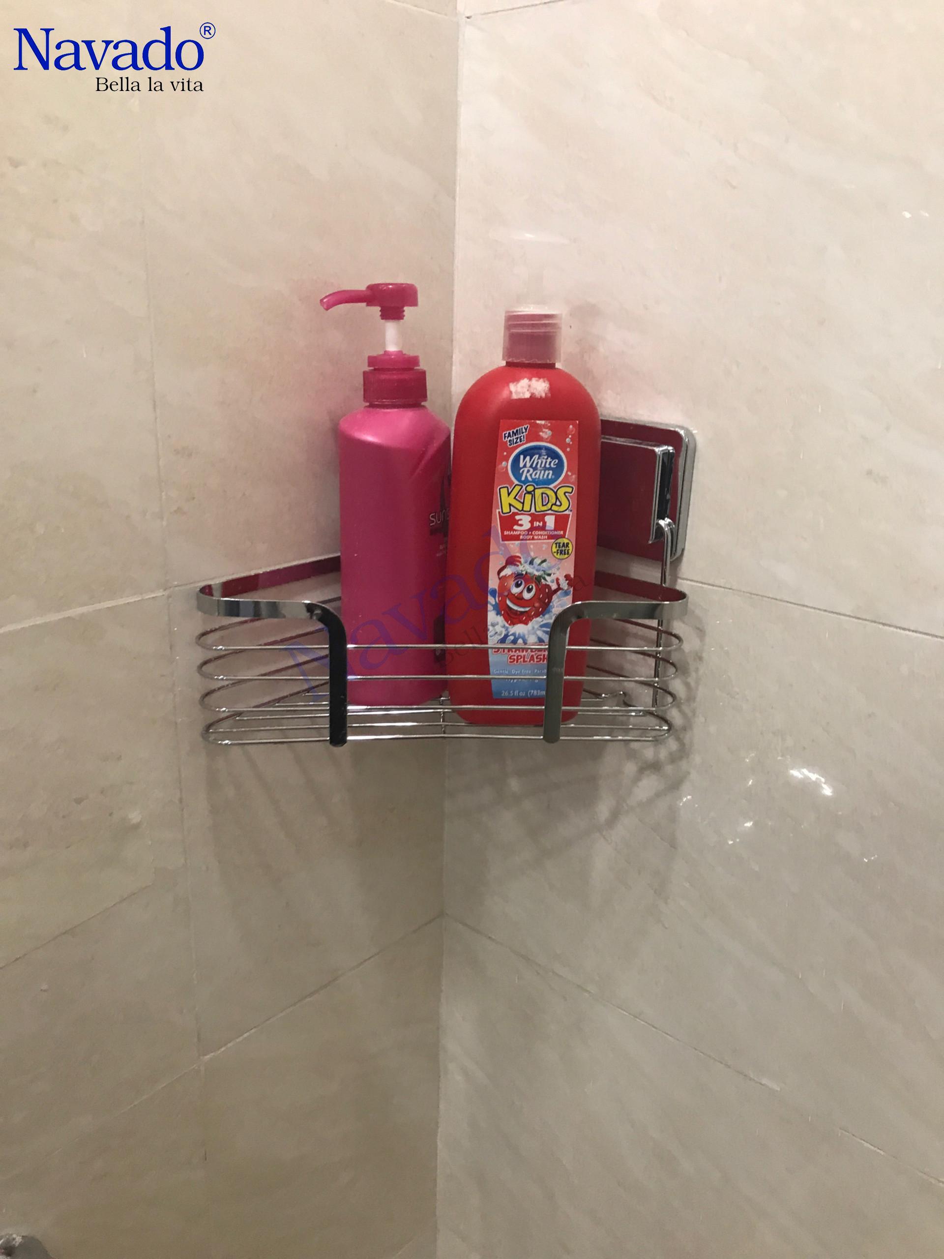 Chuẩn bị đón tết với kệ góc inox đựng đồ nhà tắm