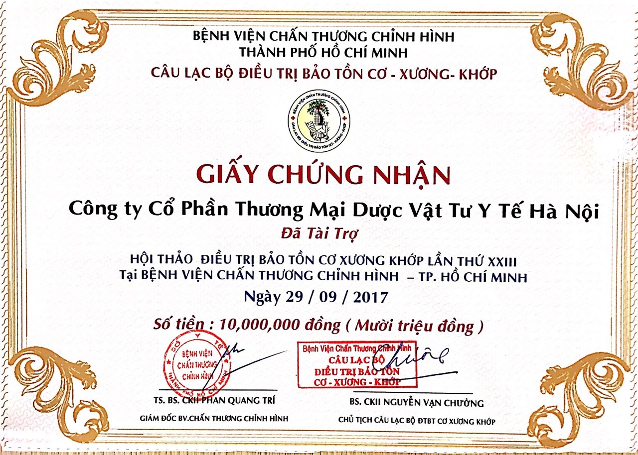 ORBE TÀI TRỢ 