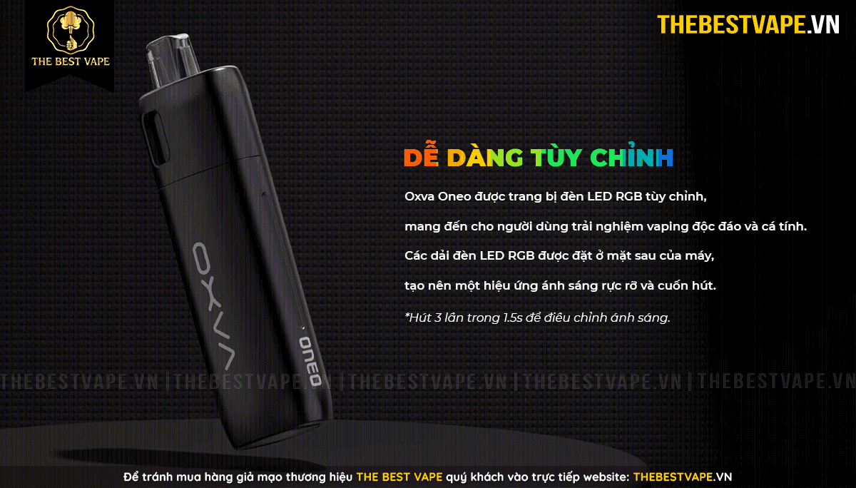 Oxva - ONEO - Pod Kit dễ dàng tùy chỉnh