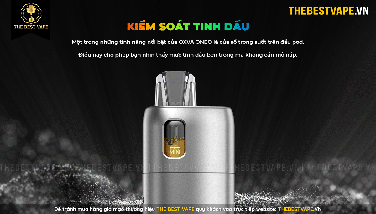 Oxva - ONEO - Pod Kit dễ dàng kiểm soát tinh dầu