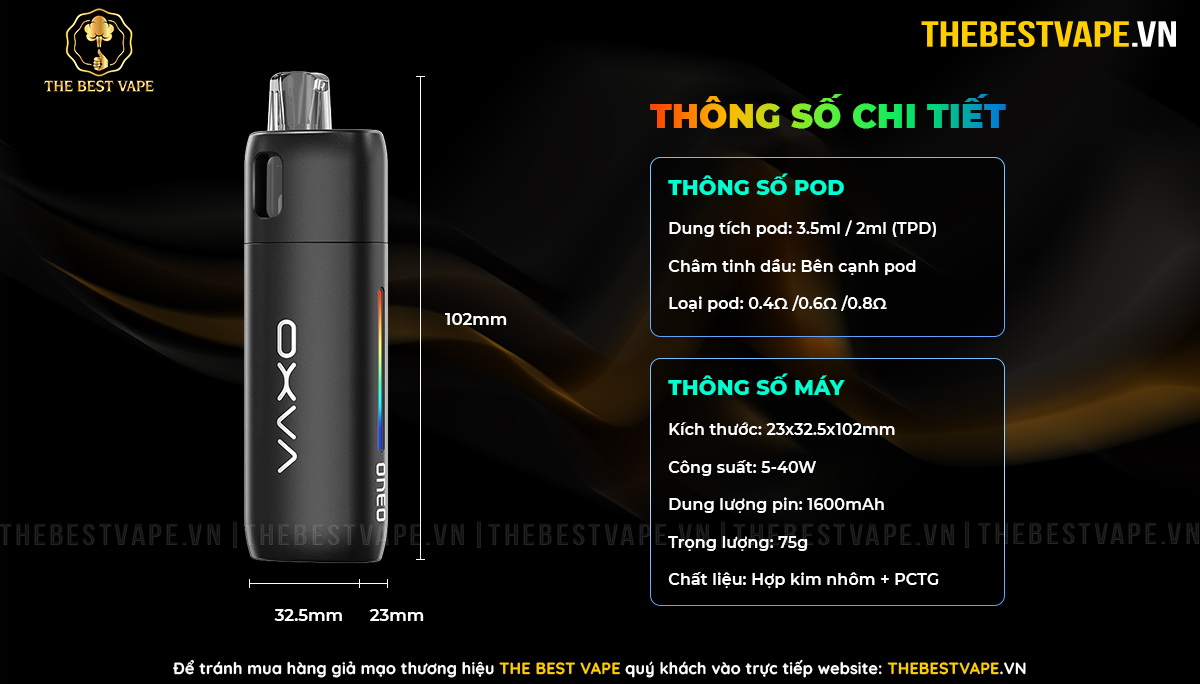 Oxva - ONEO - Pod Kit chính hãng giá rẻ tại tp hcm