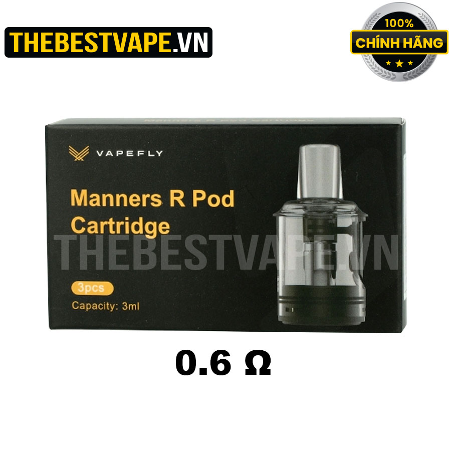 VapeFly - Manners R Pod Replacement Cartridge ( Đầu Pod Rỗng )