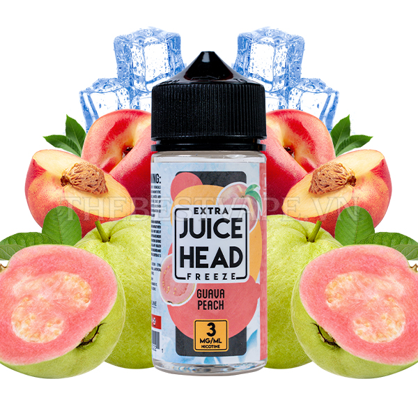 Juice Head - GUAVA PEACH ( Ổi Đỏ Đào Lạnh ) - Freebase