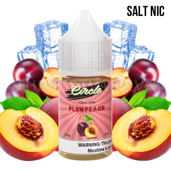 Circle ( Classic Series ) - PLUM PEACH ( Đào Mận Lạnh) - Salt Nicotine