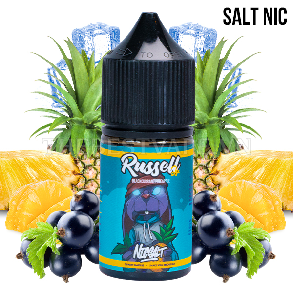 Flavaco Cartel - RUSSELL ( Dứa Mâm Xôi Đen ) - Salt Nicotine