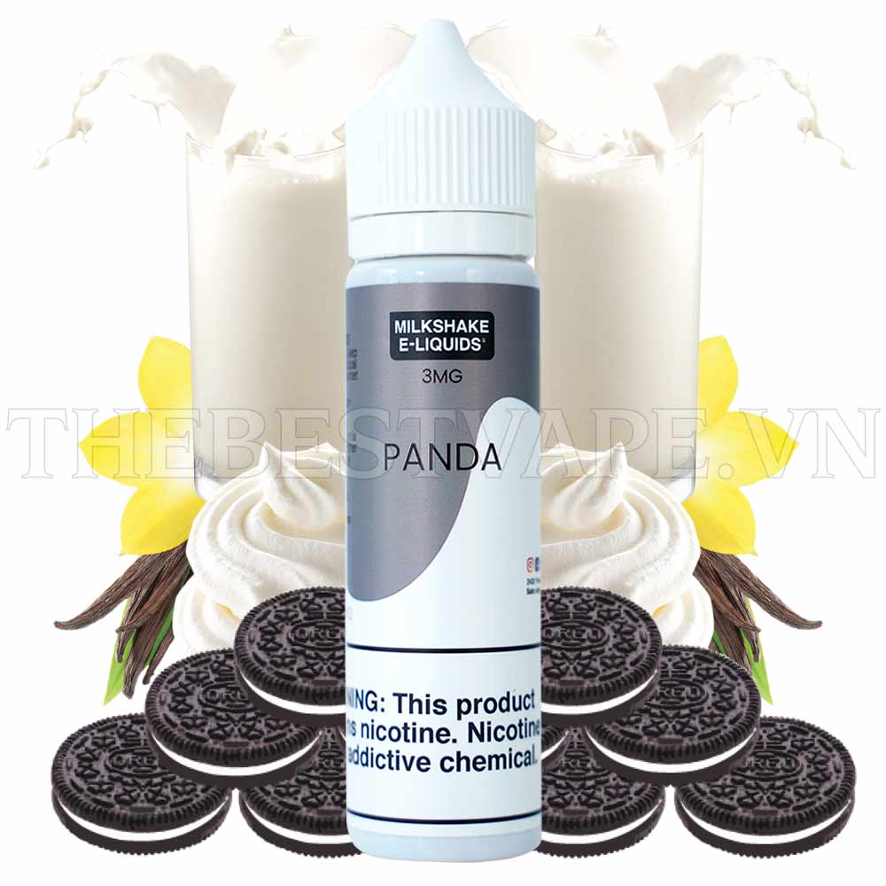 Tinh dầu vape mỹ Panda MilkShake 60ml