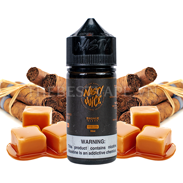 Nasty Juice - BRONZE BLEND TOBACCO ( Xì Gà Caramel Lạnh ) - Freebase