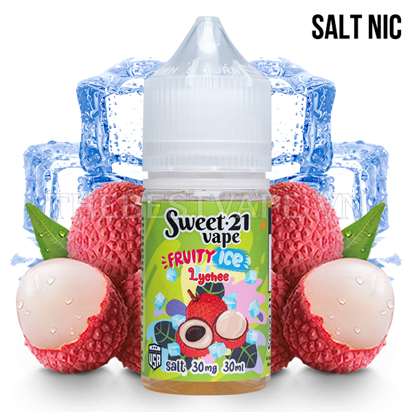 Sweet21 ( Fruit ice ) - FRUIT ICE LYCHEE ( Vải Lạnh ) - Salt Nicotine