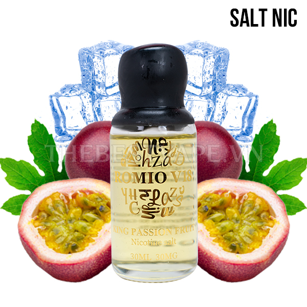 Romio - V18 KING PASSION FRUIT ( Chanh Dây Lạnh ) - Salt Nicotine