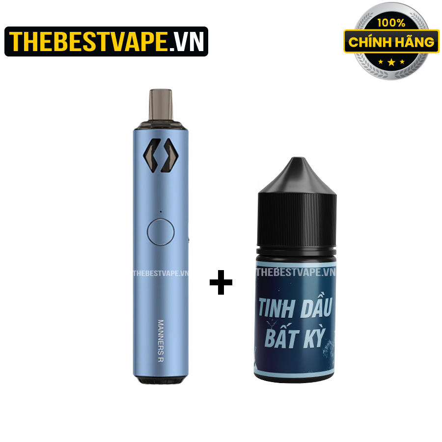 Combo ( Vapefly Manner R + salt ni tự chọn )