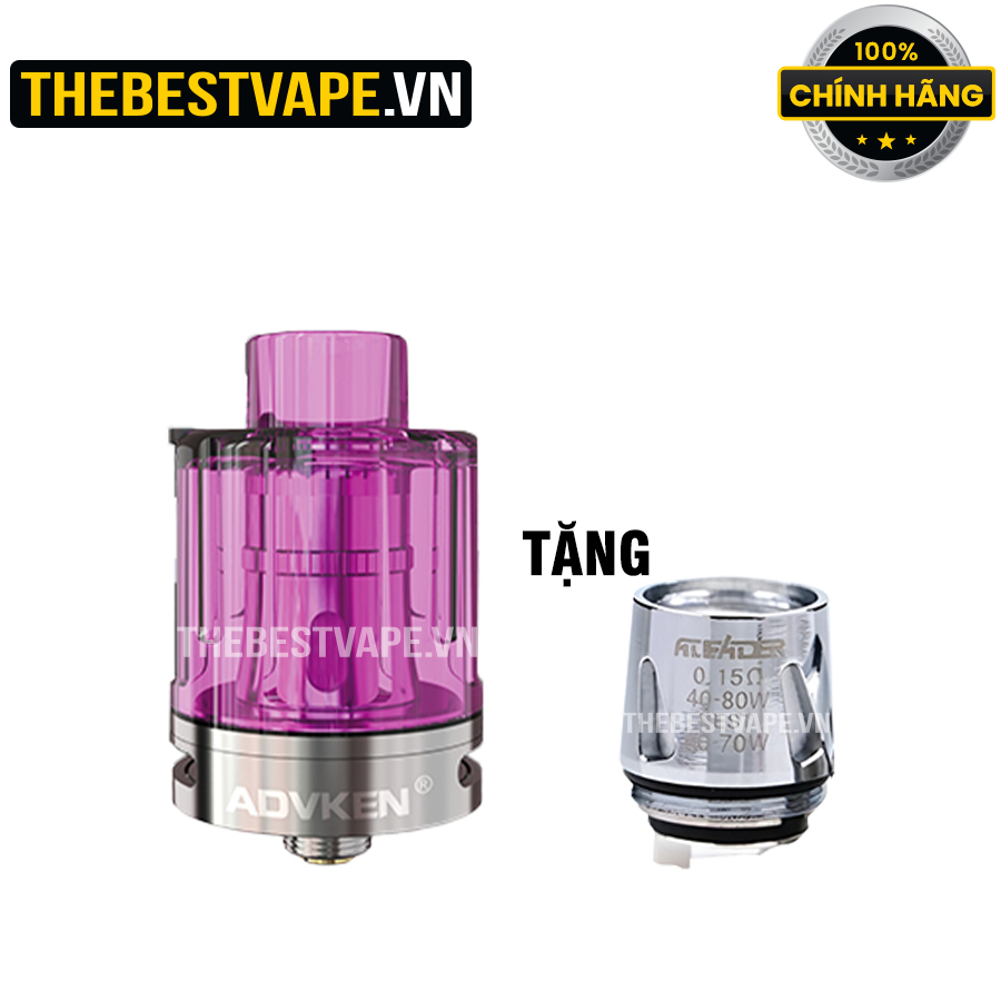 Mua ( Bara Tank without Coil màu Tím ) Tặng ( 1 Occ Aleader 0.15 )