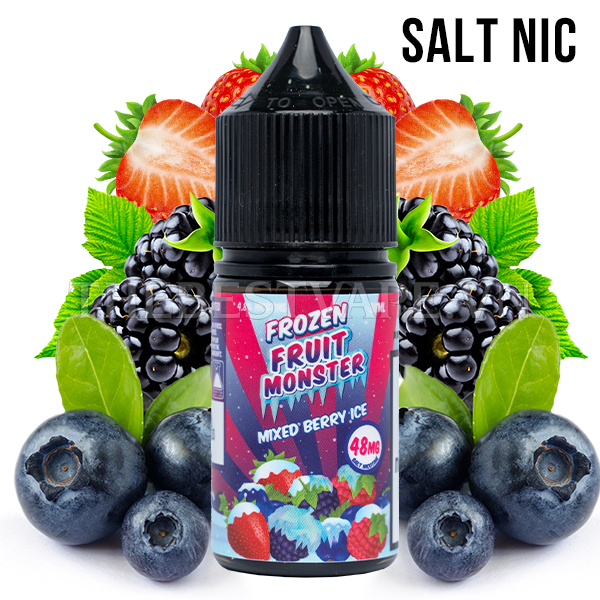 Monster Vape Labs ( Frozen Fruit ) - MIXED BERRY ICE ( Việt Quất Mâm Xôi Đen Dâu Lạnh ) - Salt Nicotine