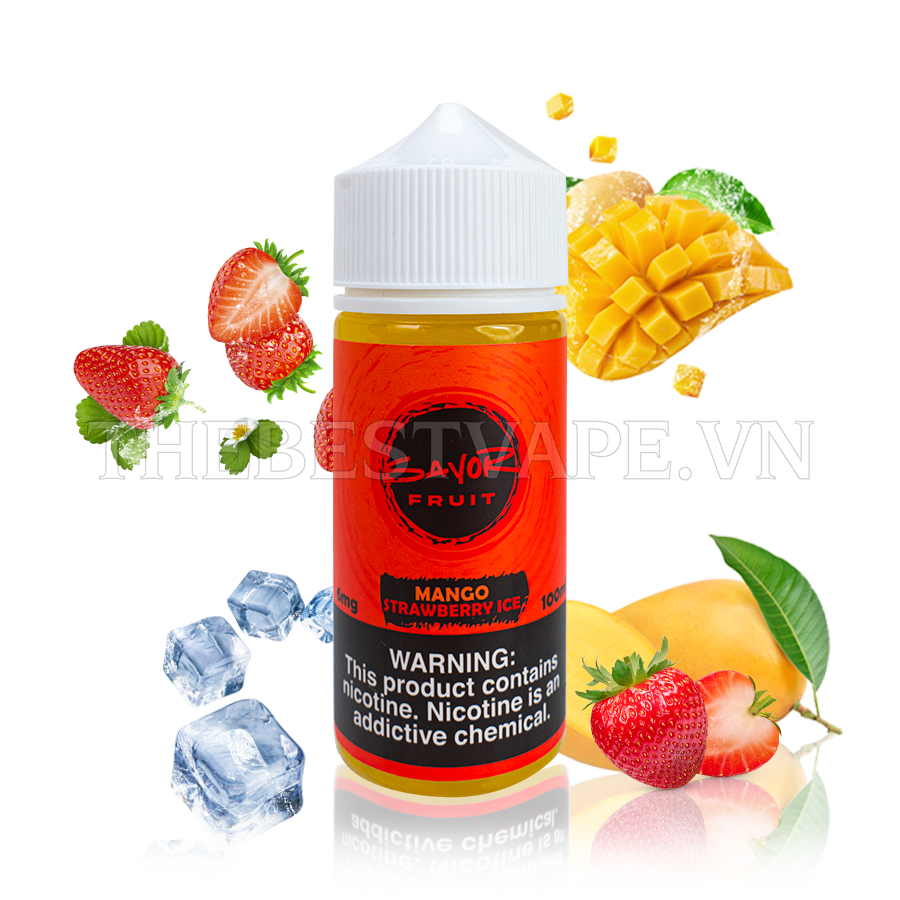Savor Fruit - MANGO STRAWBERRY ( Xoài Dâu Lạnh ) - Freebase