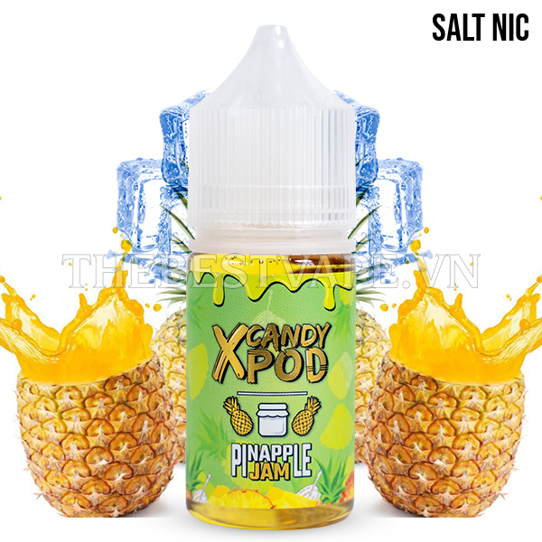 XCandy Pod - PINEAPPLE JAM ( Mứt Dứa Lạnh ) - Salt Nicotine