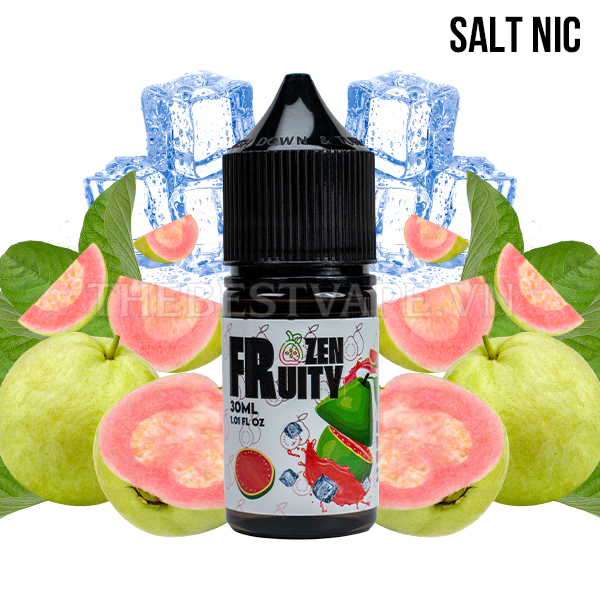 Frozen Fruity - ICED PINK GUAVA ( Ổi Đỏ Lạnh ) - Salt Nicotine