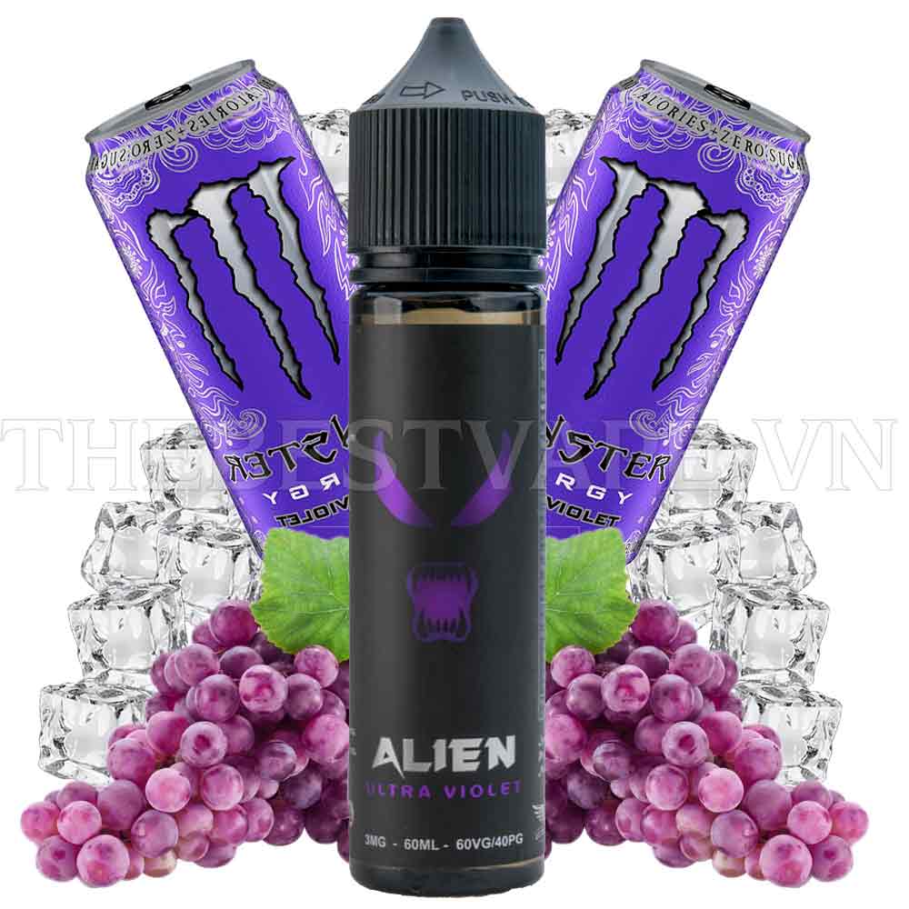 Tinh dầu vape malaysia Alien Ultra Violet 60ml