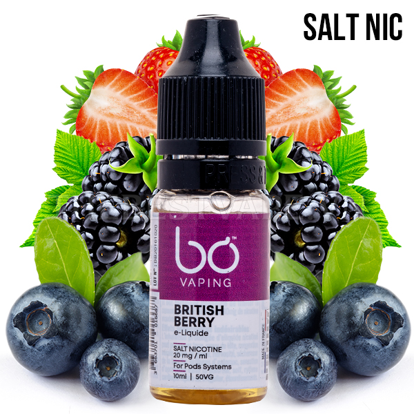 Bo Vaping  - BRITISH BERRY ( Dâu Tổng Hợp ) - Salt Nicotine