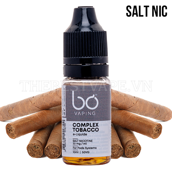 Bo Vaping  - CONPLEX TOBACCO ( Thuốc Lá ) - Salt Nicotine
