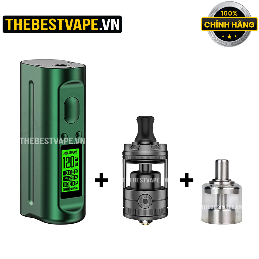 Combo ( Arez 120w ) + ( đầu đốt Pandora v2 ) + ( Pandora v2 Bellcap )