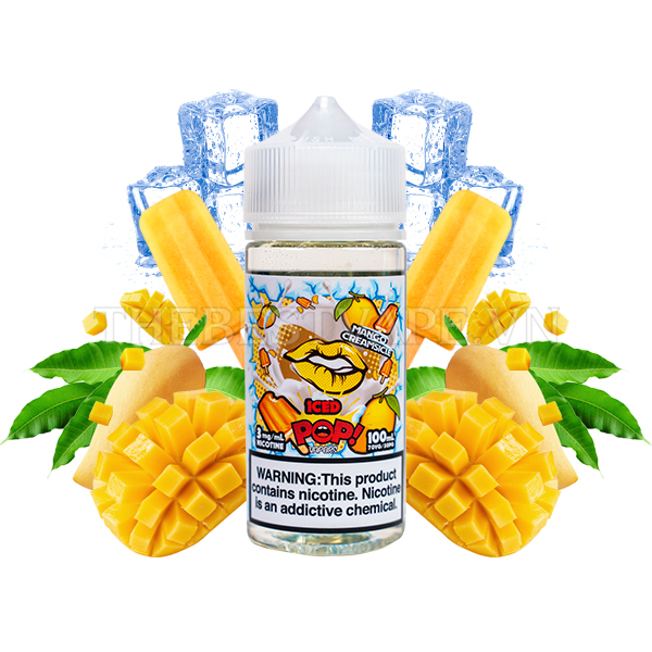 Iced Pop - MANGO CREAM SICLE ( Kem Xoài Lạnh ) - Freebase