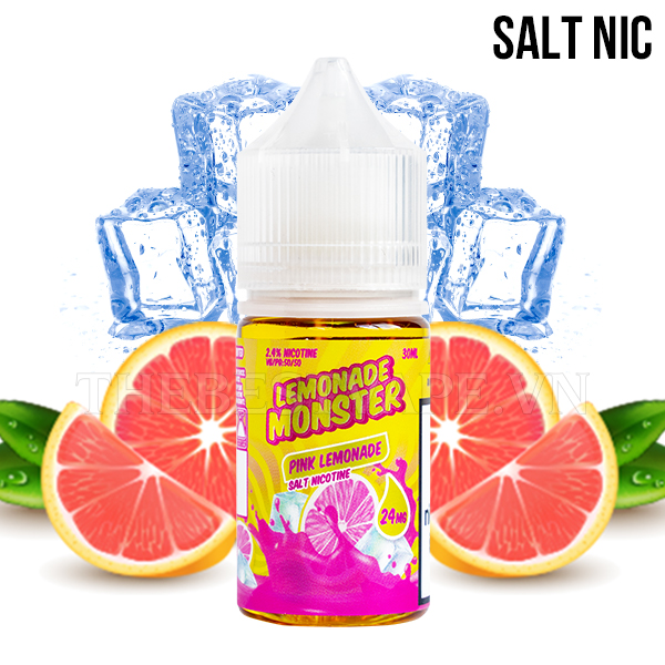 Lemonade Monster - PINK LEMONANDE ( Chanh Hồng Lạnh ) - Salt Nicotine