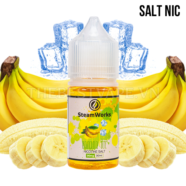 Steam Works - BANANA ICE ( Chuối Lạnh ) - Salt Nicotine