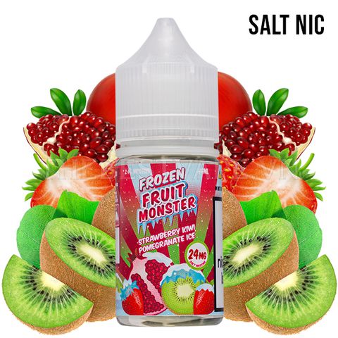 Monster Vape Labs ( Frozen Fruit ) - STRAWBERRY KIWI POMEGRANATE ICE ( Dâu Kiwi Lựu Lạnh ) - Salt Nicotine