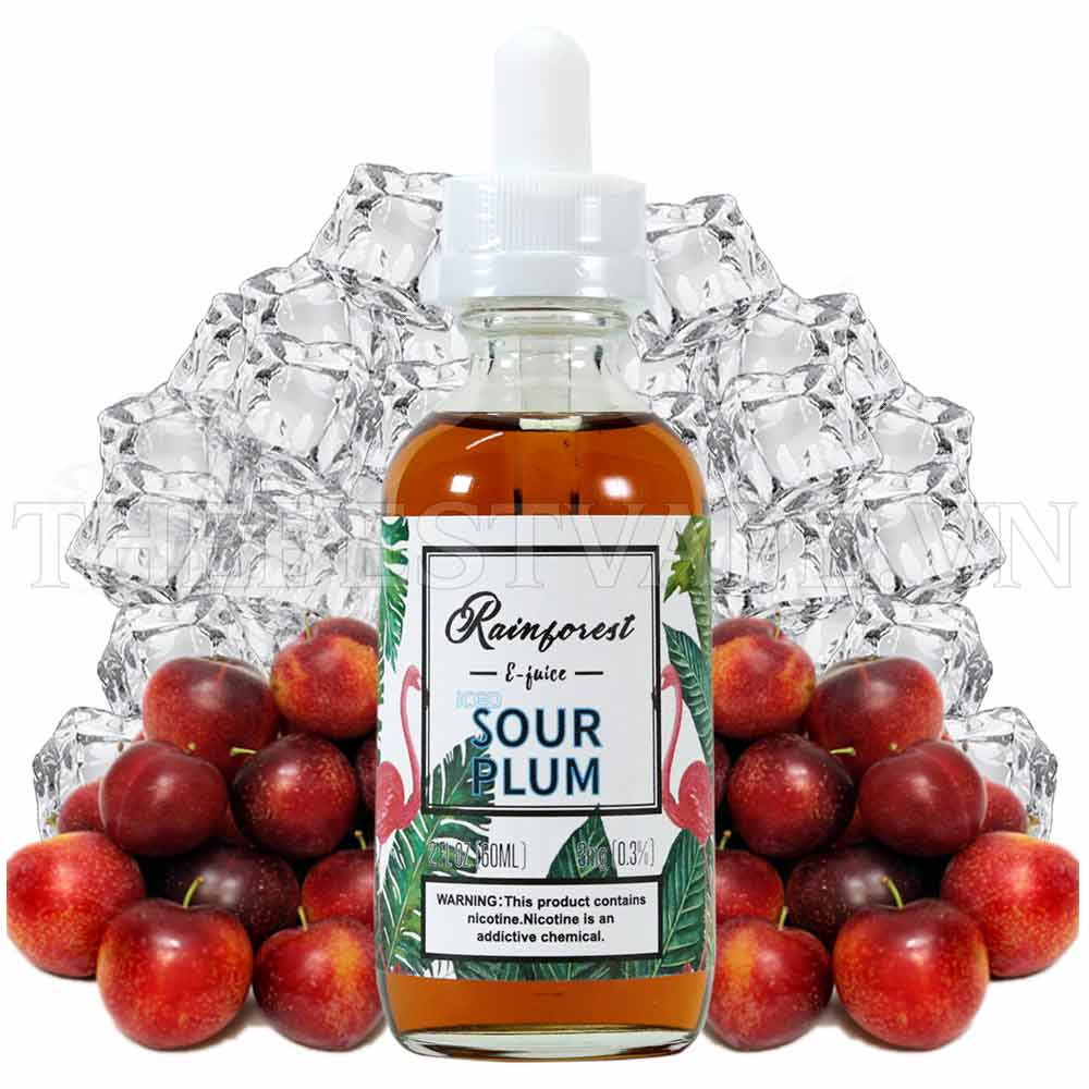 Tinh dầu vape mỹ Sour Plum Iced - RainForest 60ml
