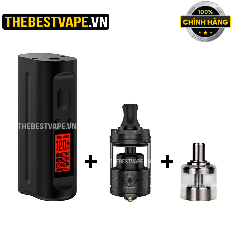 Combo ( Arez 120w ) + ( đầu đốt Pandora v2 ) + ( Pandora v2 Bellcap )