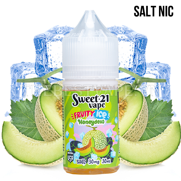 Sweet21 ( Fruit ice ) - FRUIT ICE HONEYDEW ( Dưa Lưới Lạnh ) - Salt Nicotine
