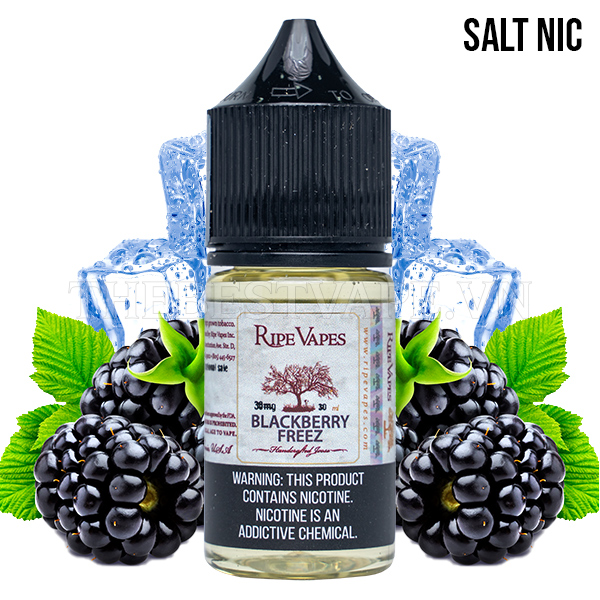 Ripe Vapes - BLACK BERRY FREEZ ( Mâm Xôi Đen Lạnh ) - Salt Nicotine