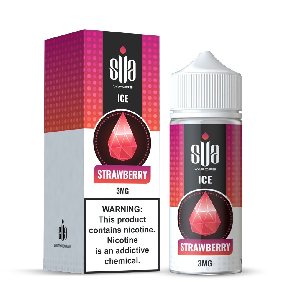 Sua Ice Strawberry 100ml - Tinh dầu vape mỹ