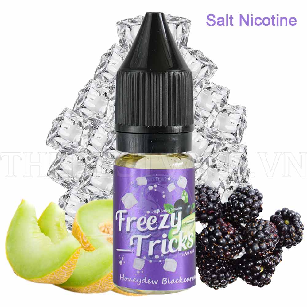 Tinh dầu vape malaysia salt nicotine Honeydew Blackcurrent Freezy Tricks 10ml