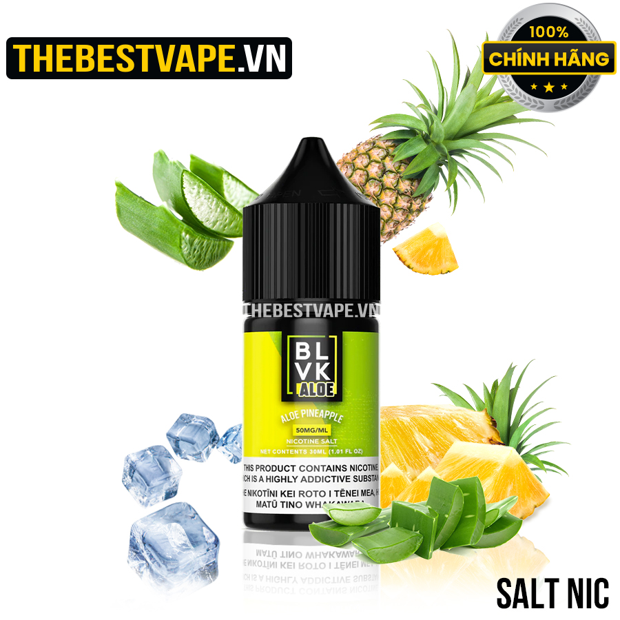 Blvk ( Aloe ) - ALOE PINEAPPLE ( Nha Đam Dứa Lạnh ) - Salt Nicotine