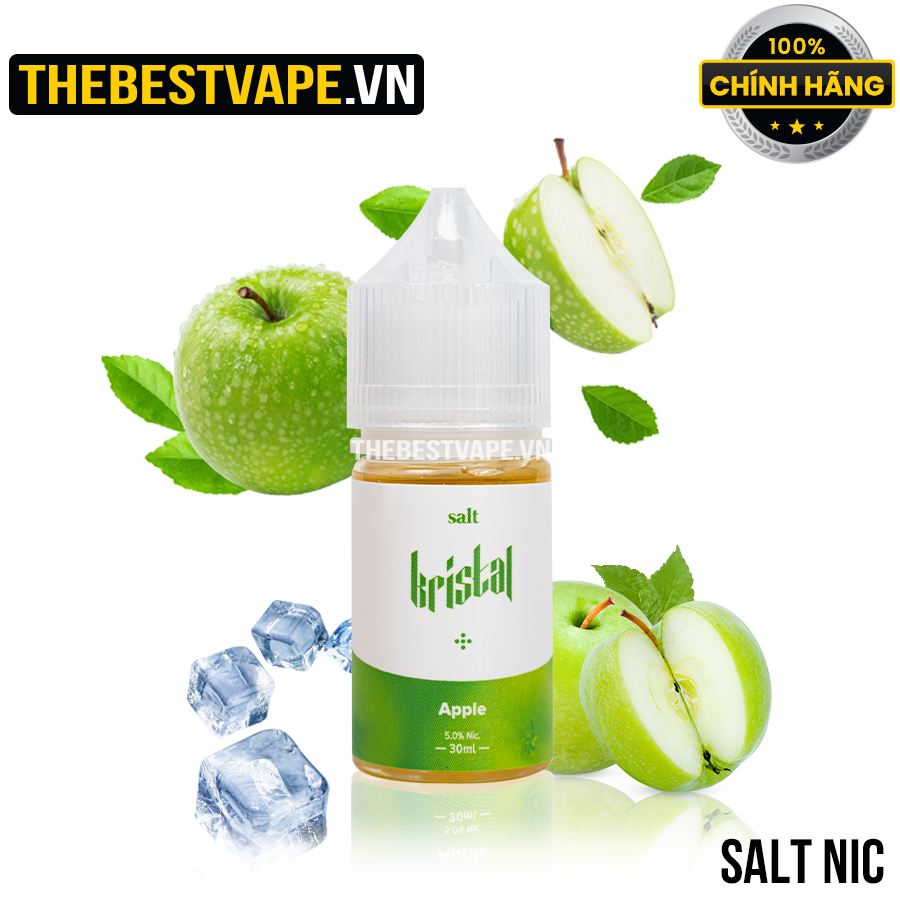 Kristal - APPLE ( Táo ) - Salt Nicotine