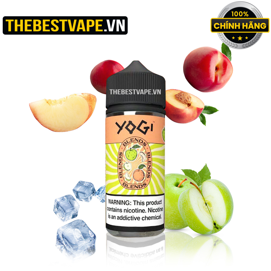Yogi ( Blends ) - APPLE PEACH ICE ( Táo Xanh Đào Lạnh ) - Freebase