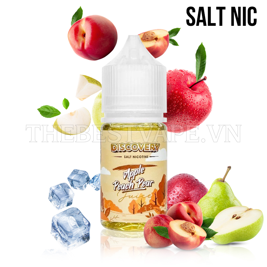 Discovery - APPLE PEACH PEAR ( Táo Đào Lê Lạnh ) - Salt Nicotine