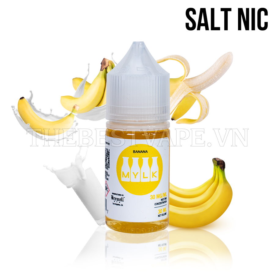 Brewell - BANANA MYLK ( Sữa Chuối ) - Salt Nicotine