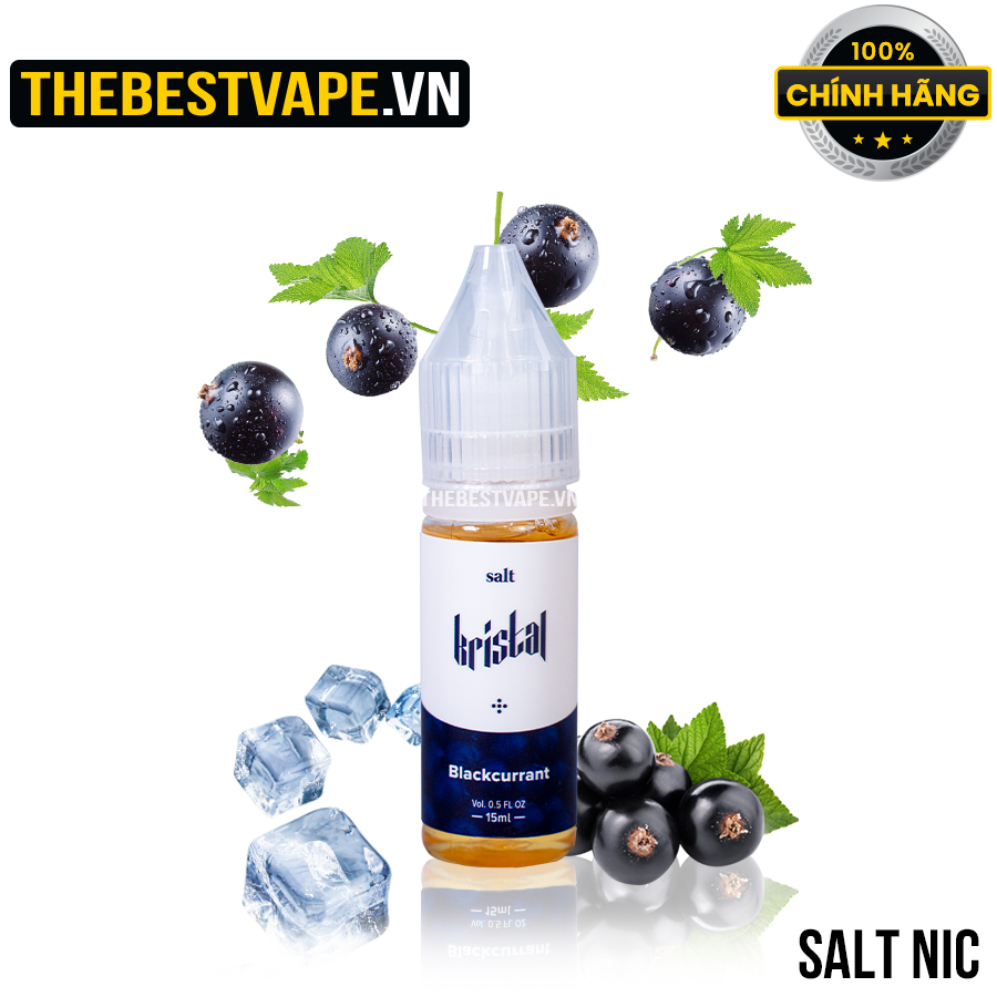 Kristal - BLACKCURRANT ( Mâm Xôi Đen ) - Salt Nicotine