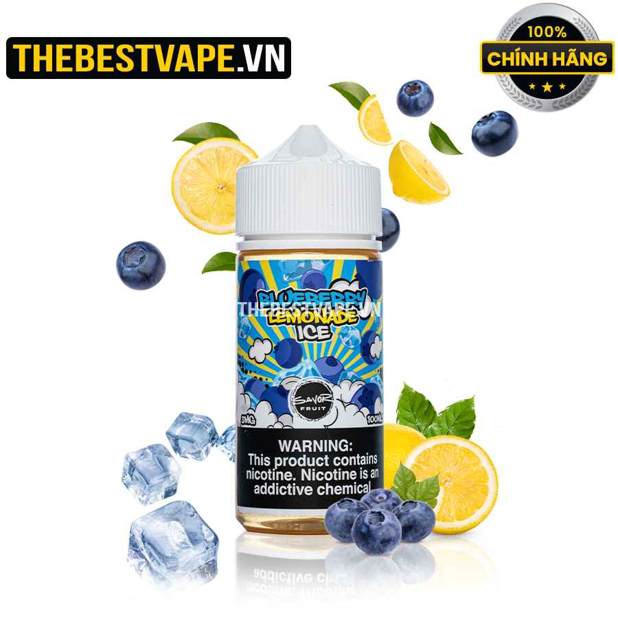 Savor Fruit - BLUEBERRY LEMONADE ( Việt Quất Chanh Lạnh ) - Freebase