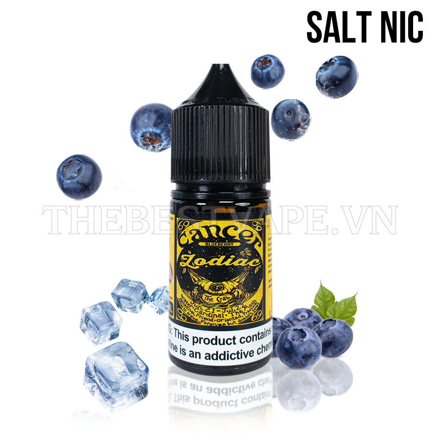 Zodiac - CANCER BLUEBERRY ( Việt Quất Lạnh ) - Salt Nicotine