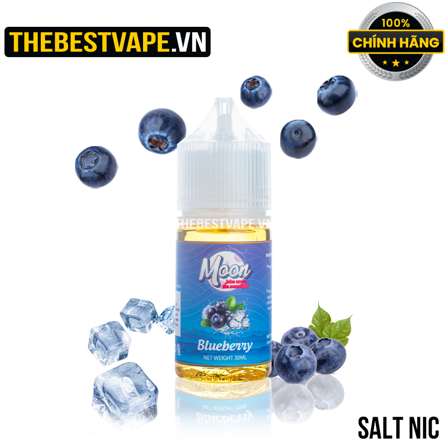 Moon - BLUEBERRY ( Việt Quất Lạnh ) - Salt Nicotine